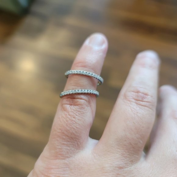 Pavé Diamond Ring in 14k White Gold (1/6 ct. tw.) - Picture 4 of 5